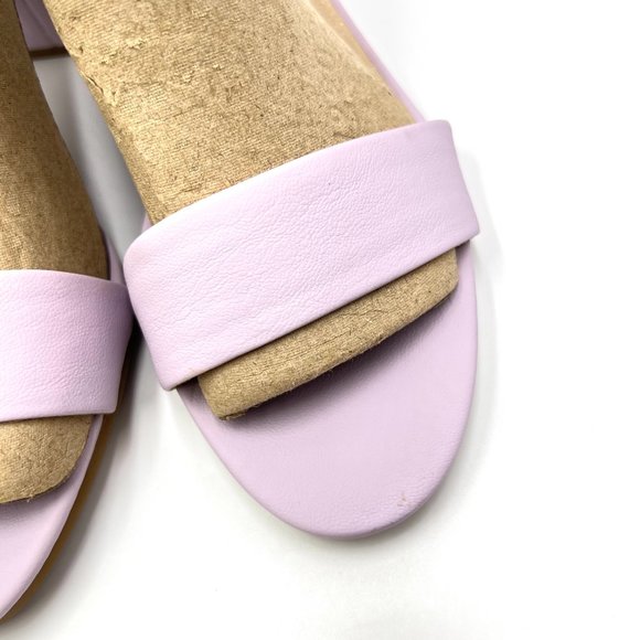 Lifestride Averly Lilac Pink Purple Faux Vegan Leather Heeled Sandals Shoes 11M‎ - Picture 5 of 15
